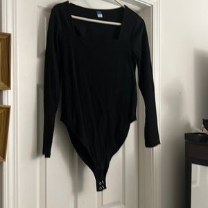 Old Navy Ribbed square neck body suit